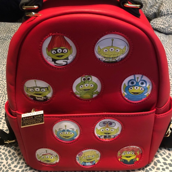 Euc Loungefly Toy Story Alien Backpack 